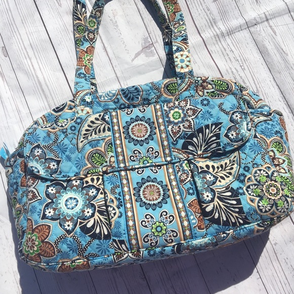 vera bradley light blue pattern